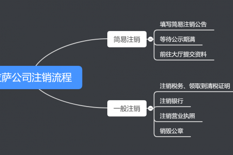 拉薩公司注銷的流程、費用和周期